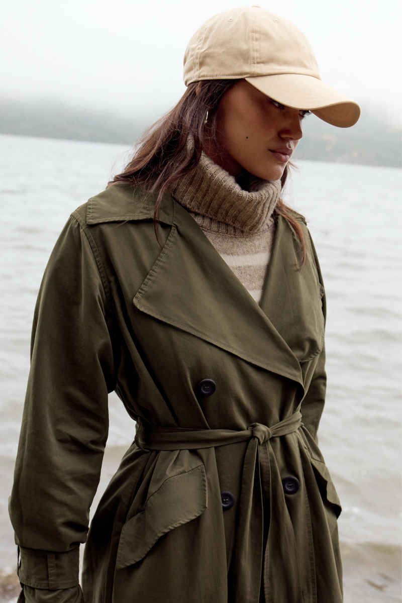 Dorian Leaf Trench Coat