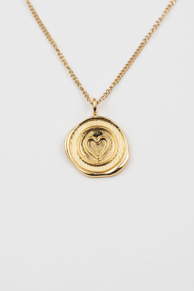 Sealed With Love Medallion Necklace