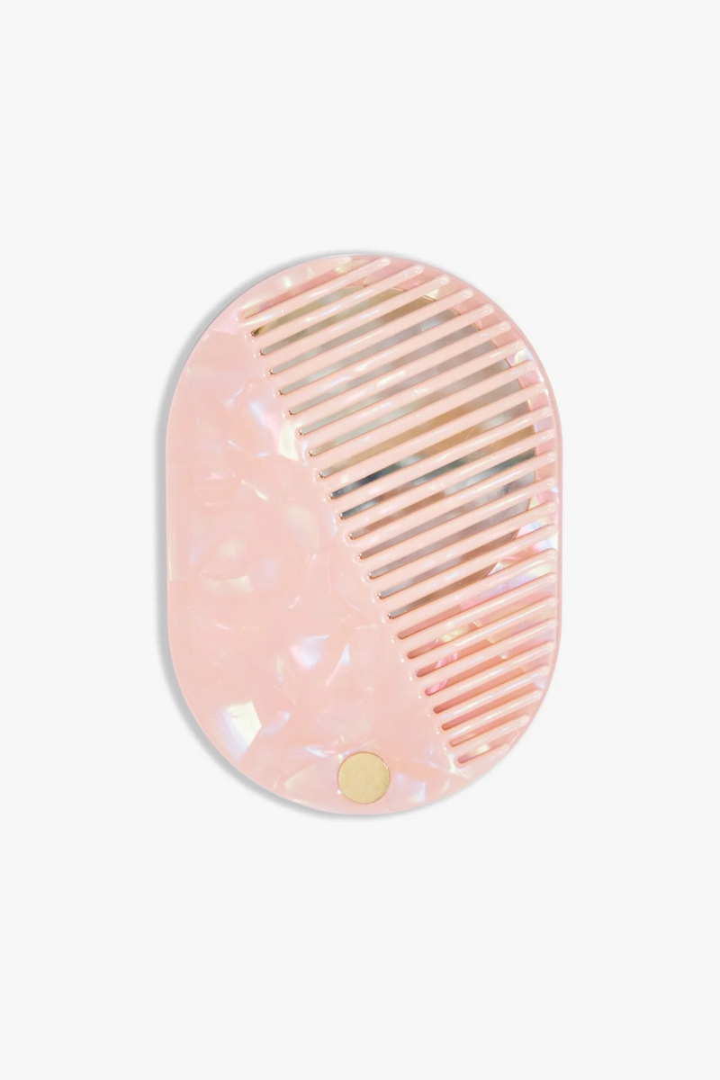 Rose Prism 2-in-1 Pocket Comb Mirror