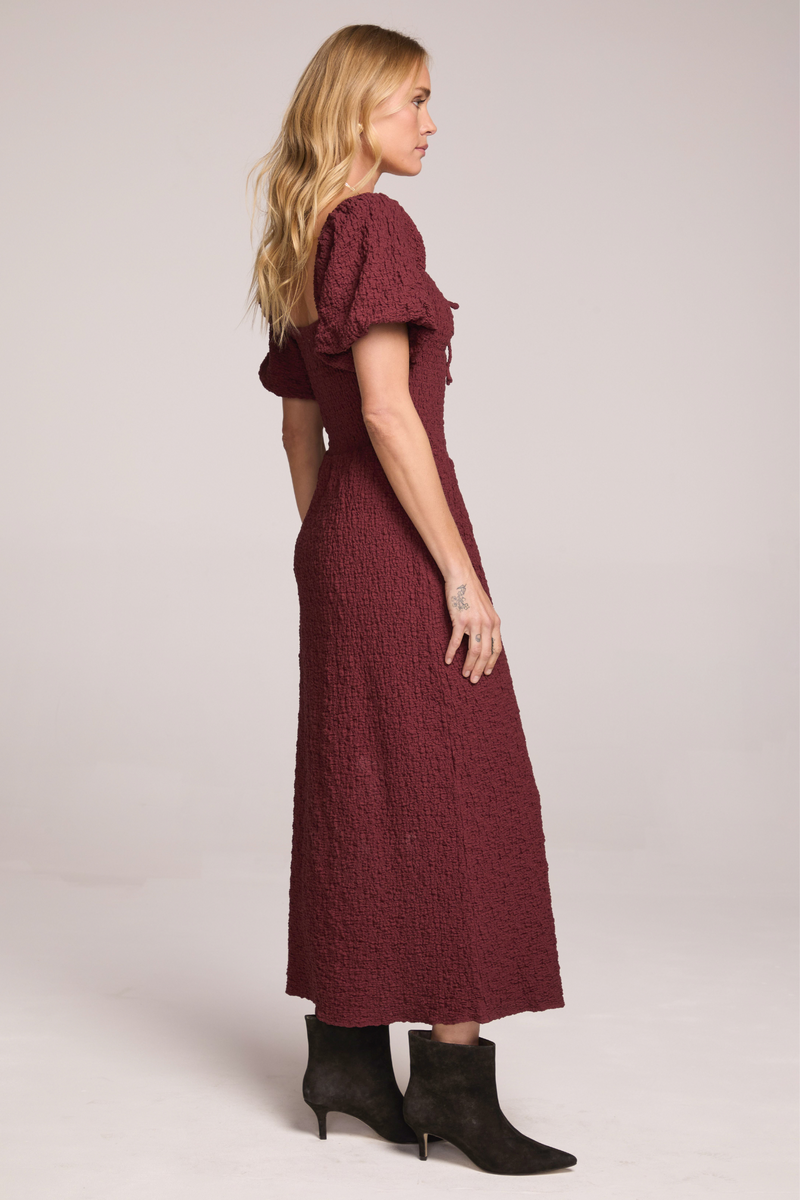 Colyn Sangria Midi Dress