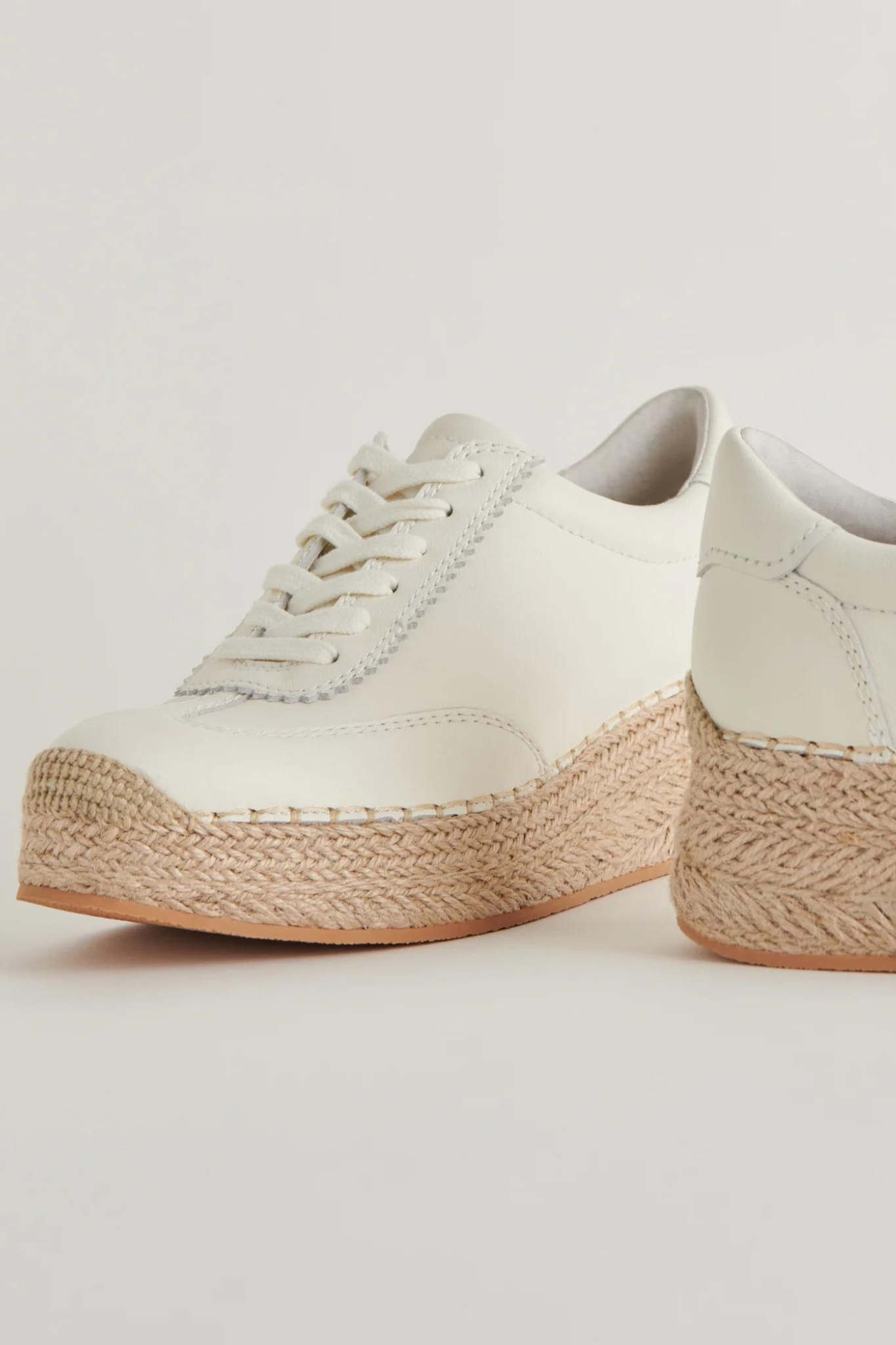Jaja White Leather Sneaker