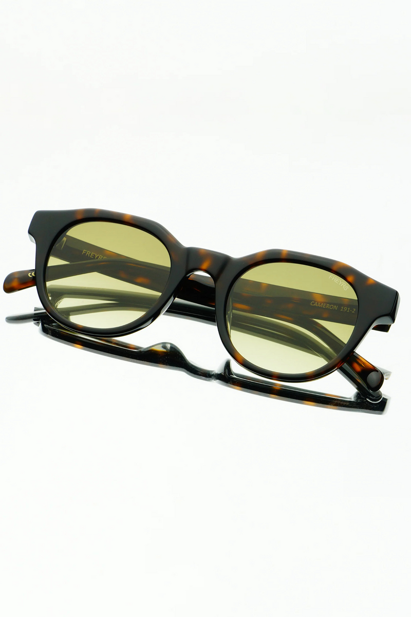 Cameron Tortoise/Green Acetate Sunglasses