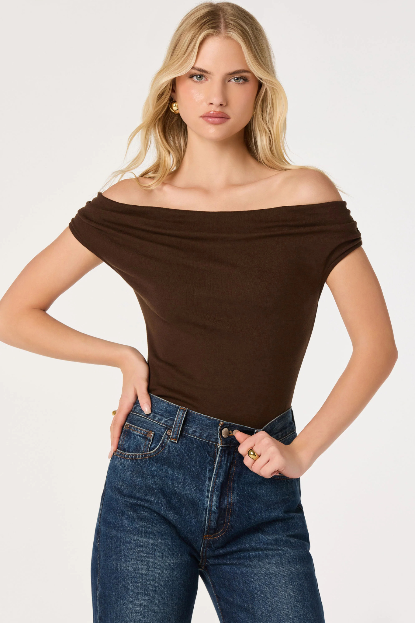 Beverly Dark Brown Top