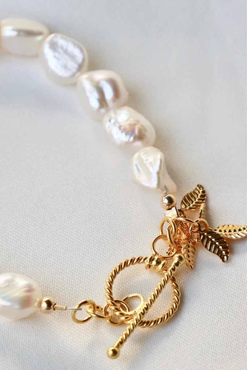 Keshi Nugget Pearl Bracelet