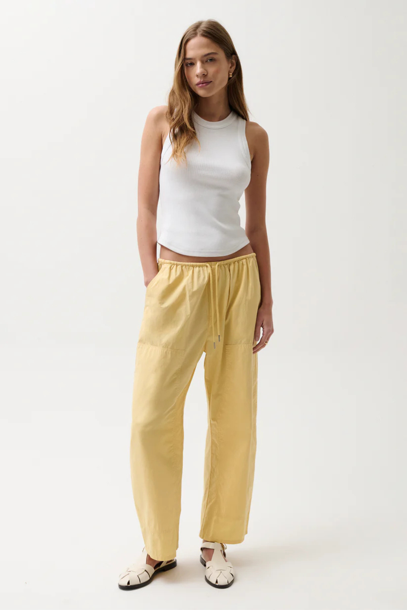 Theo Turmeric Poplin Pant
