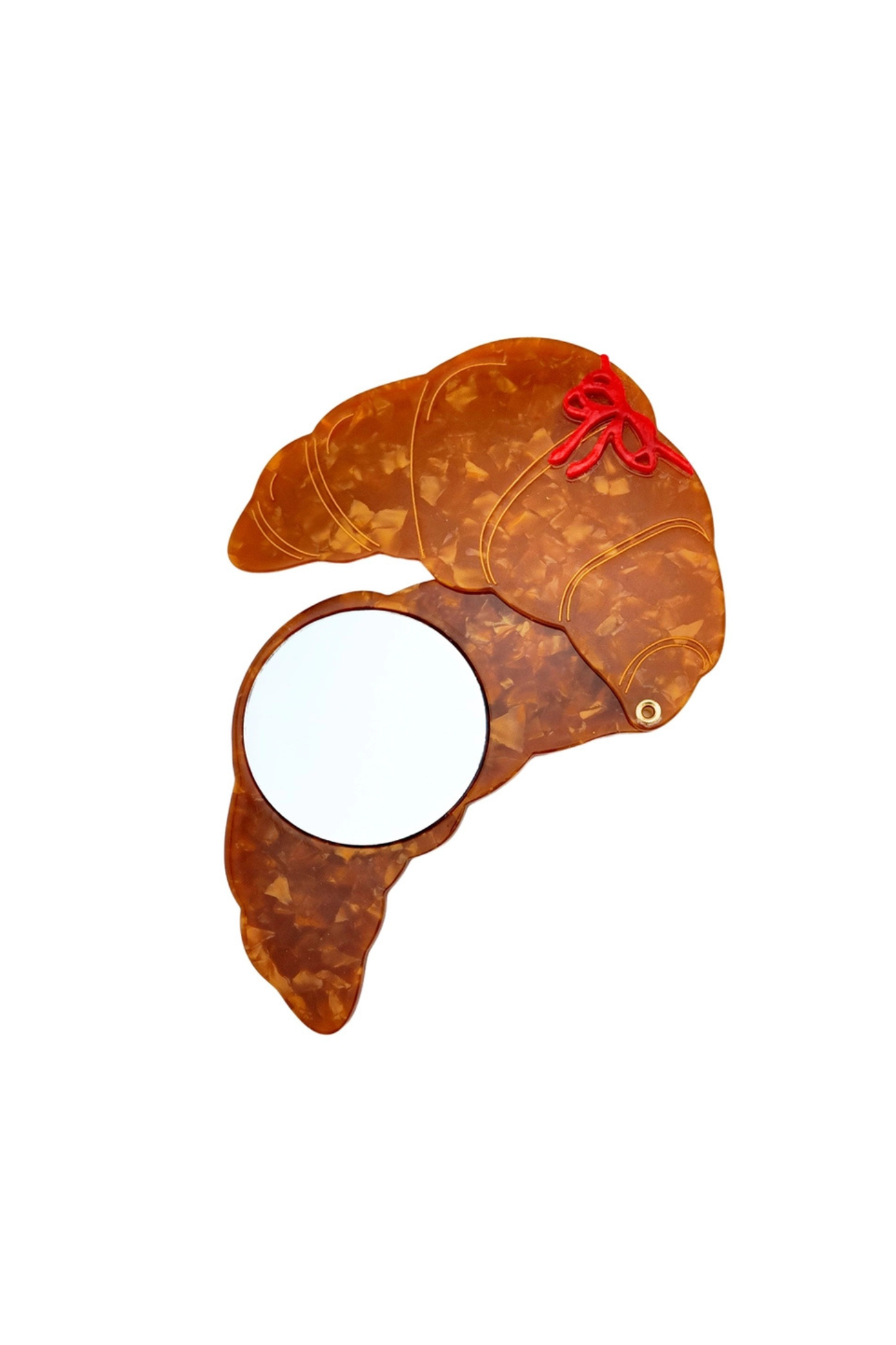 Croissant Compact Mirror