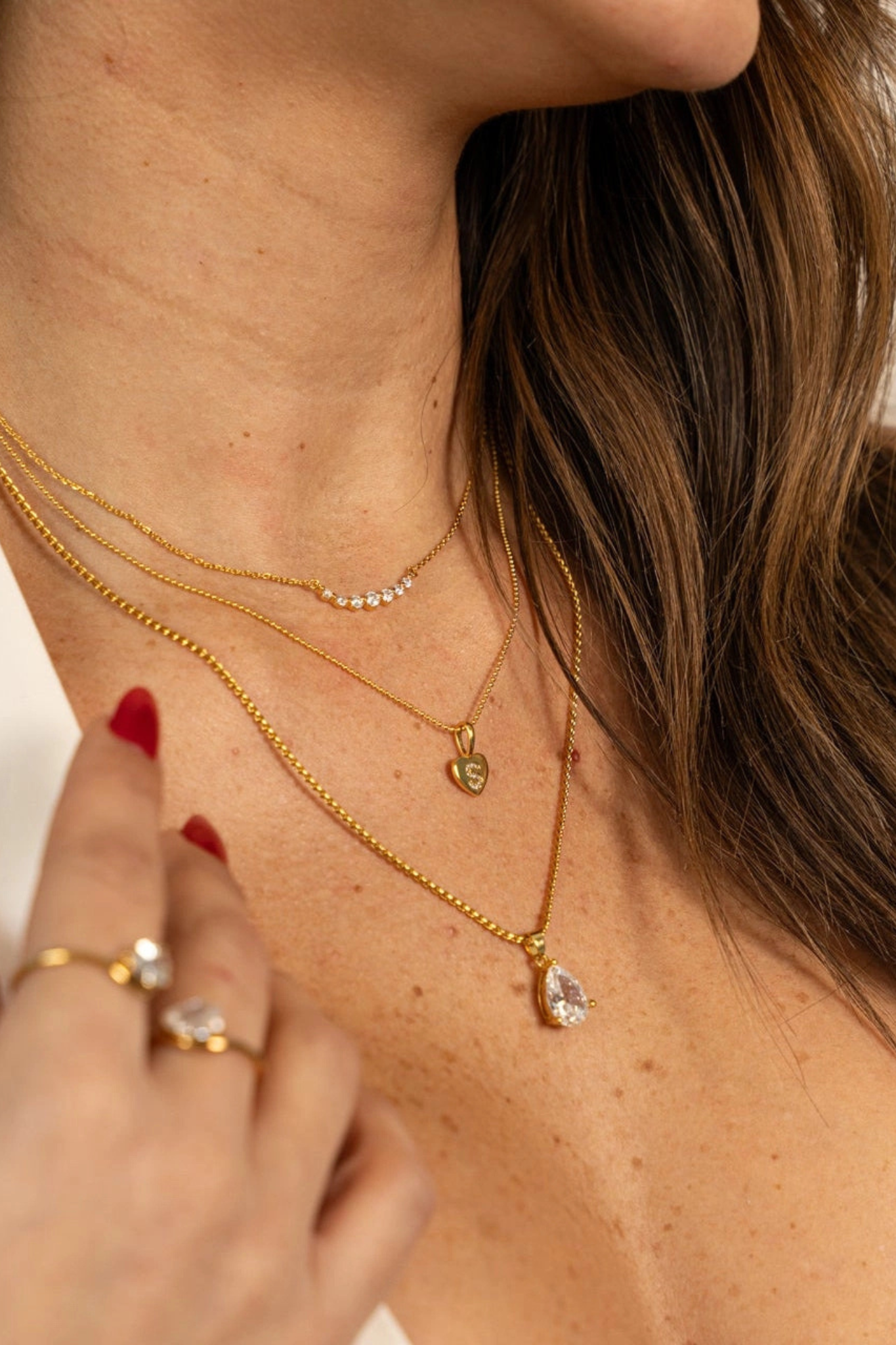 Pear Pendant Necklace