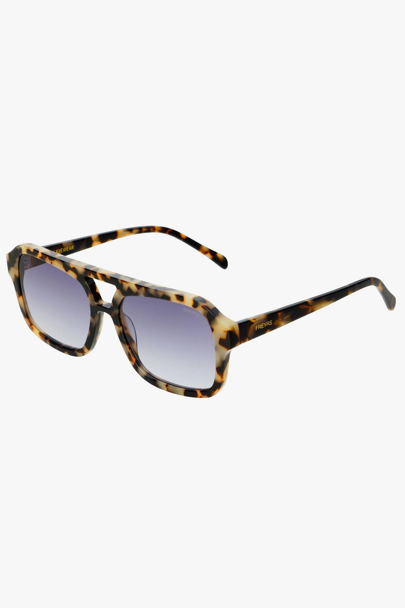 Havana Milky Tortoise Acetate Sunglasses