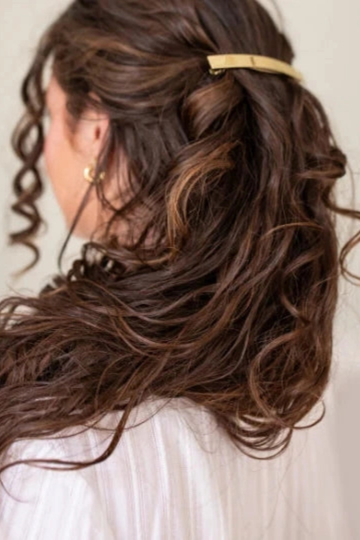 Gold Sleek Hair Clasp