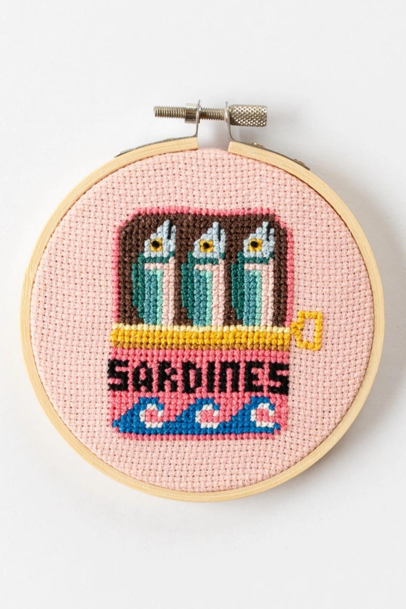 Sardines Cross Stitch Kit