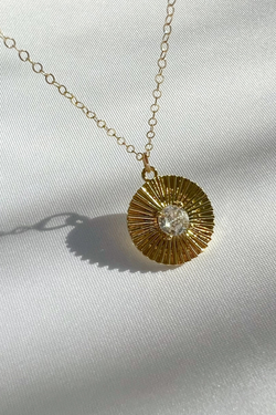 Sunburst Pendant Necklace