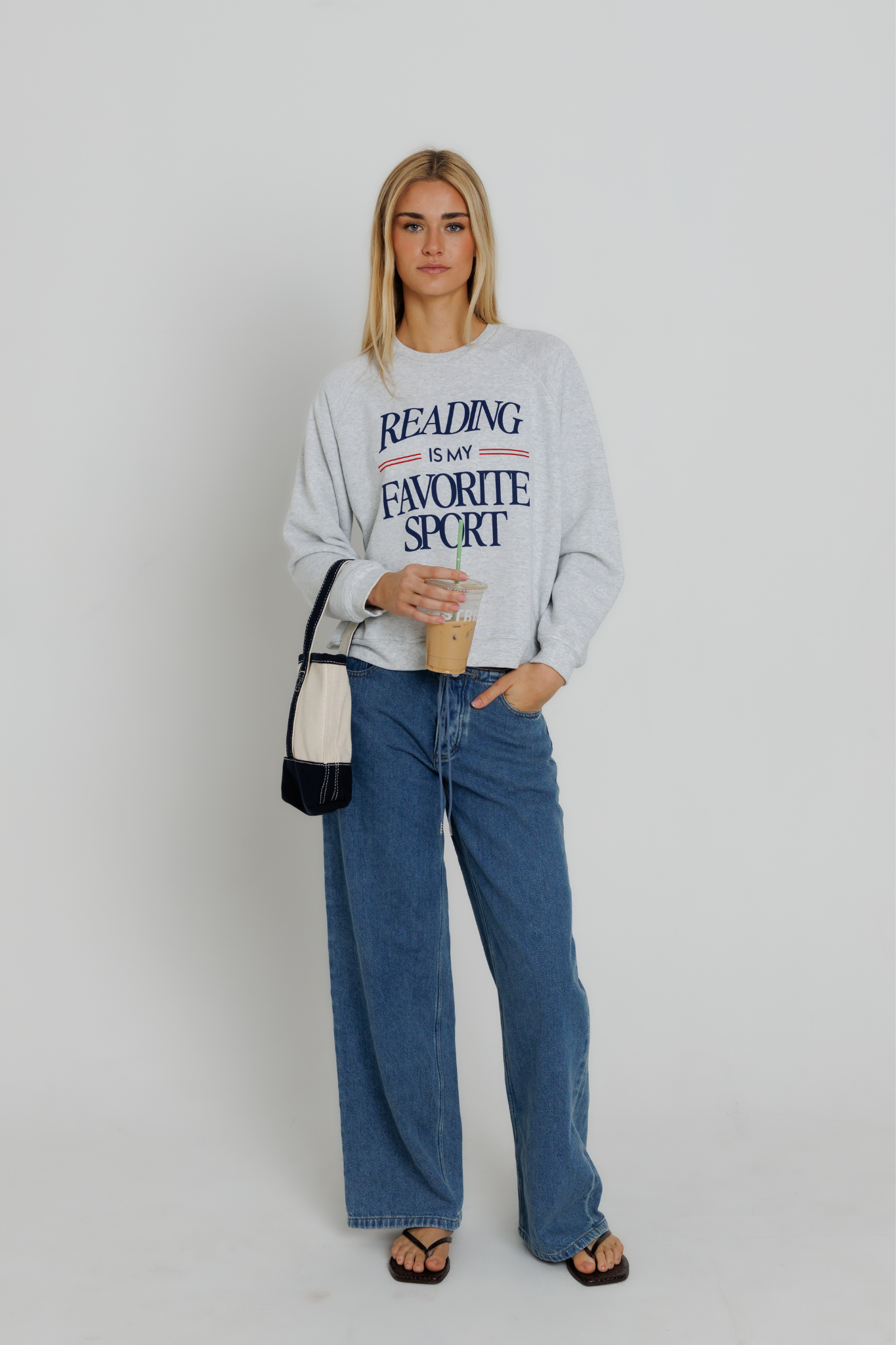 Reading Is My Favorite Sport Raglan Crew