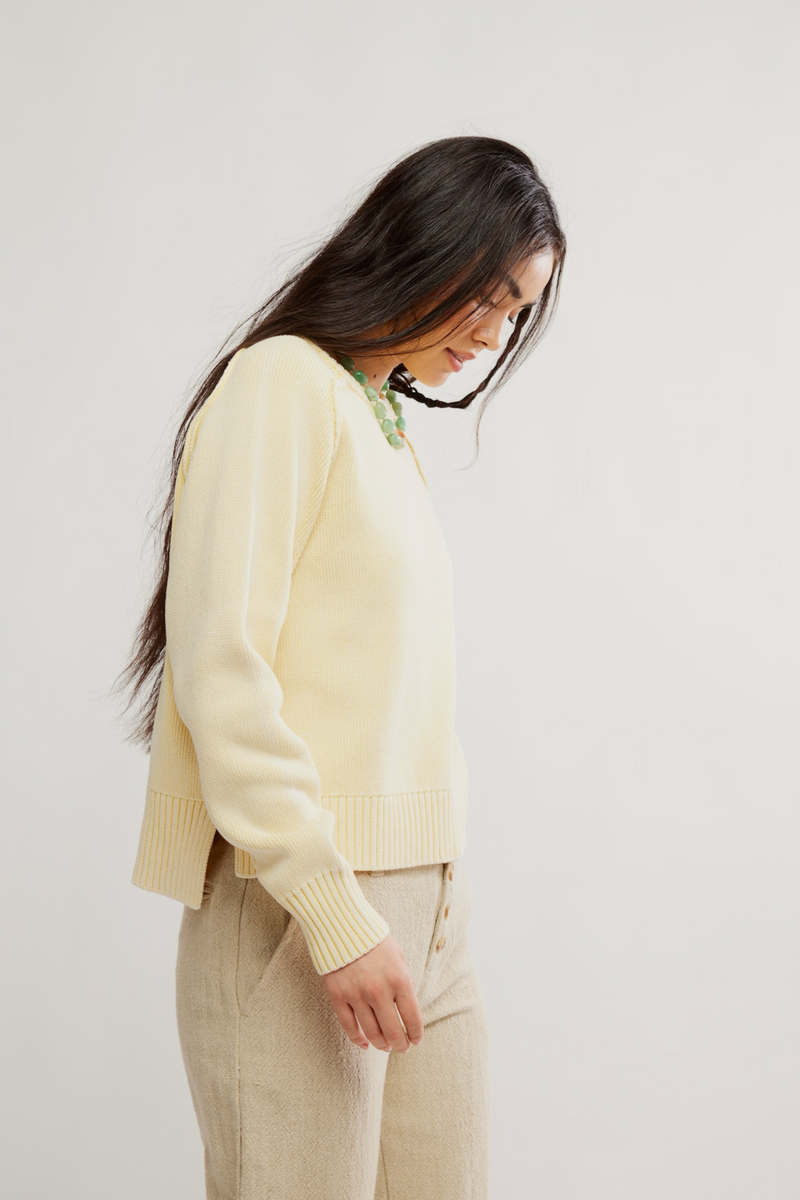 Spring Street Banana Cream Pullover