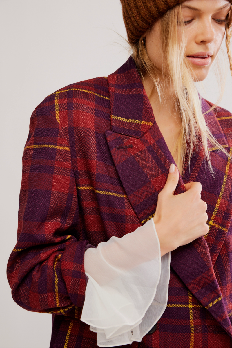 Dean Plum Blazer