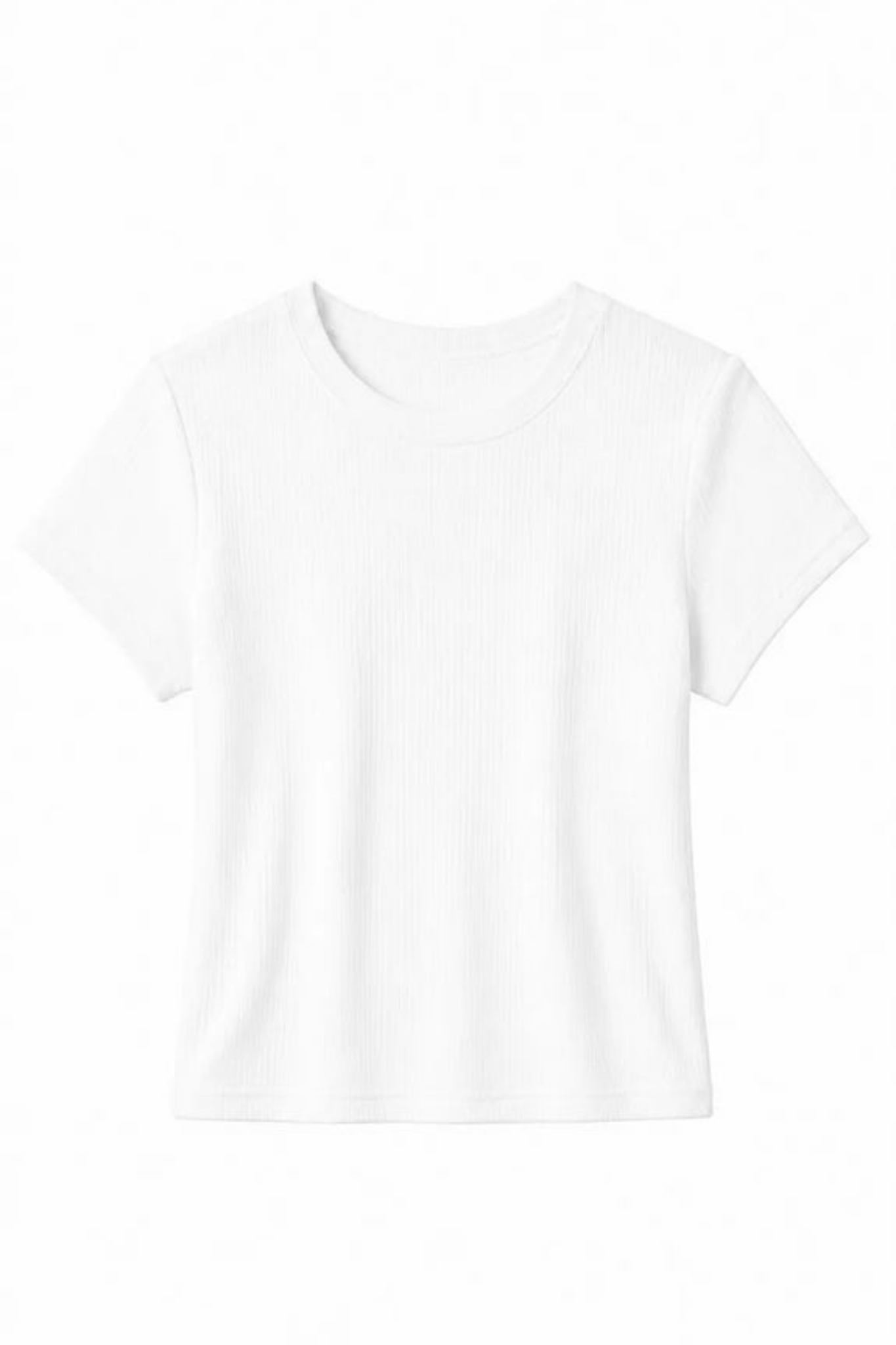 Macy White Crew Tee