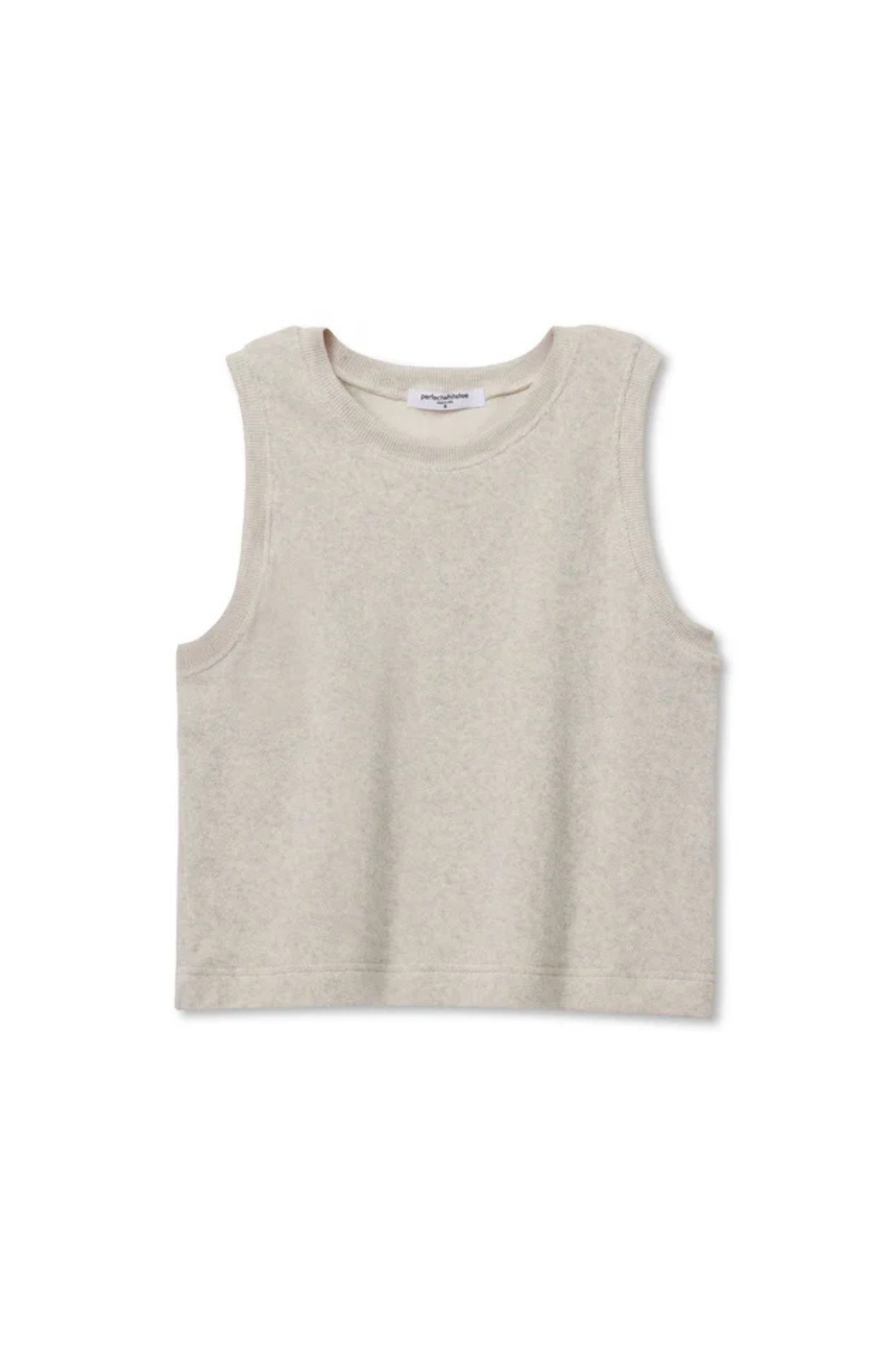 Esther Oatmeal Loop Terry Tank