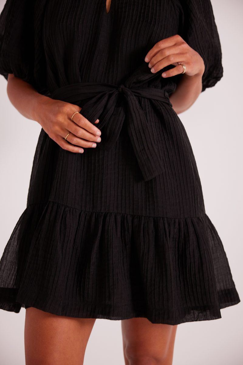Raven Black Mini Dress