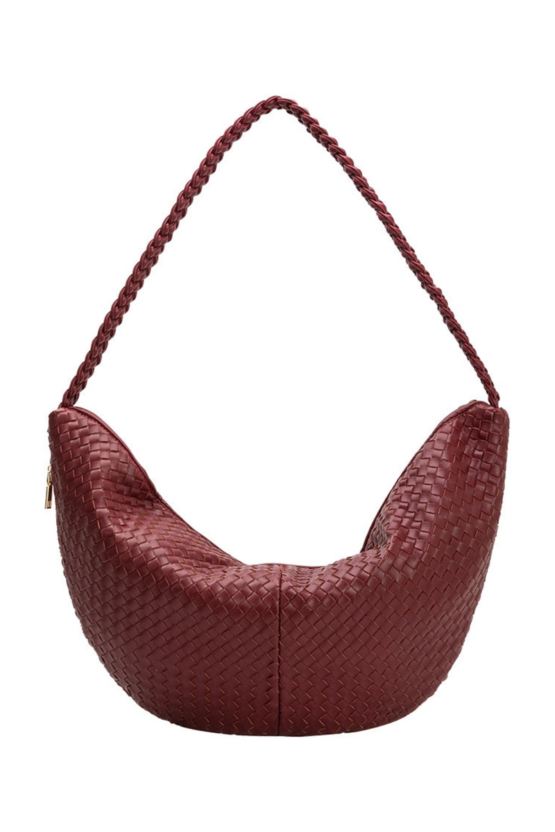 Raquel Cranberry XL Shoulder Bag