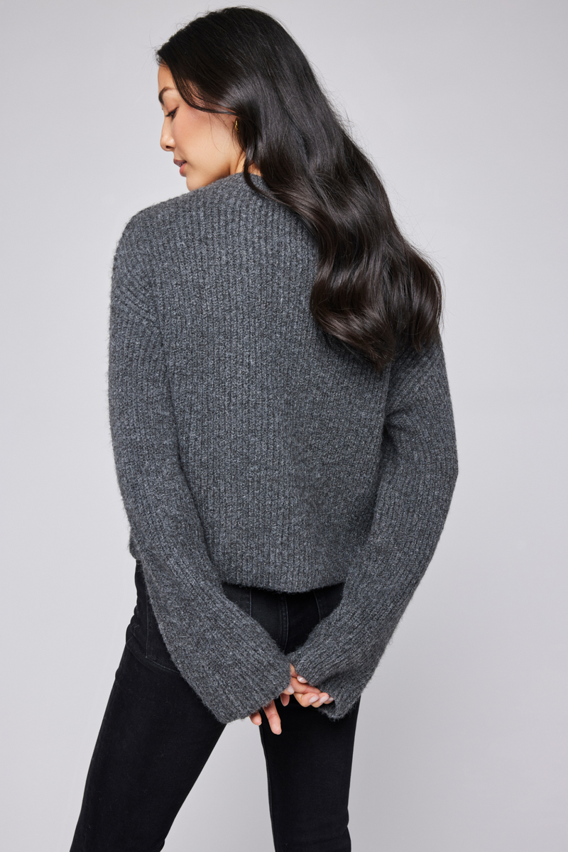 Taylyn Heather Charcoal Sweater