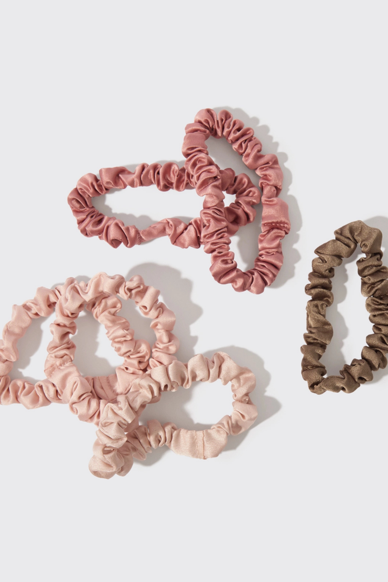 Holiday Terracotta Ultra Petite Scrunchies