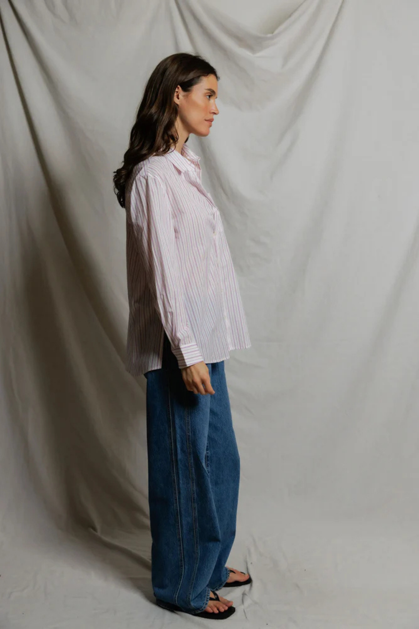 Avalon Ultraviolet Stripe Button Down