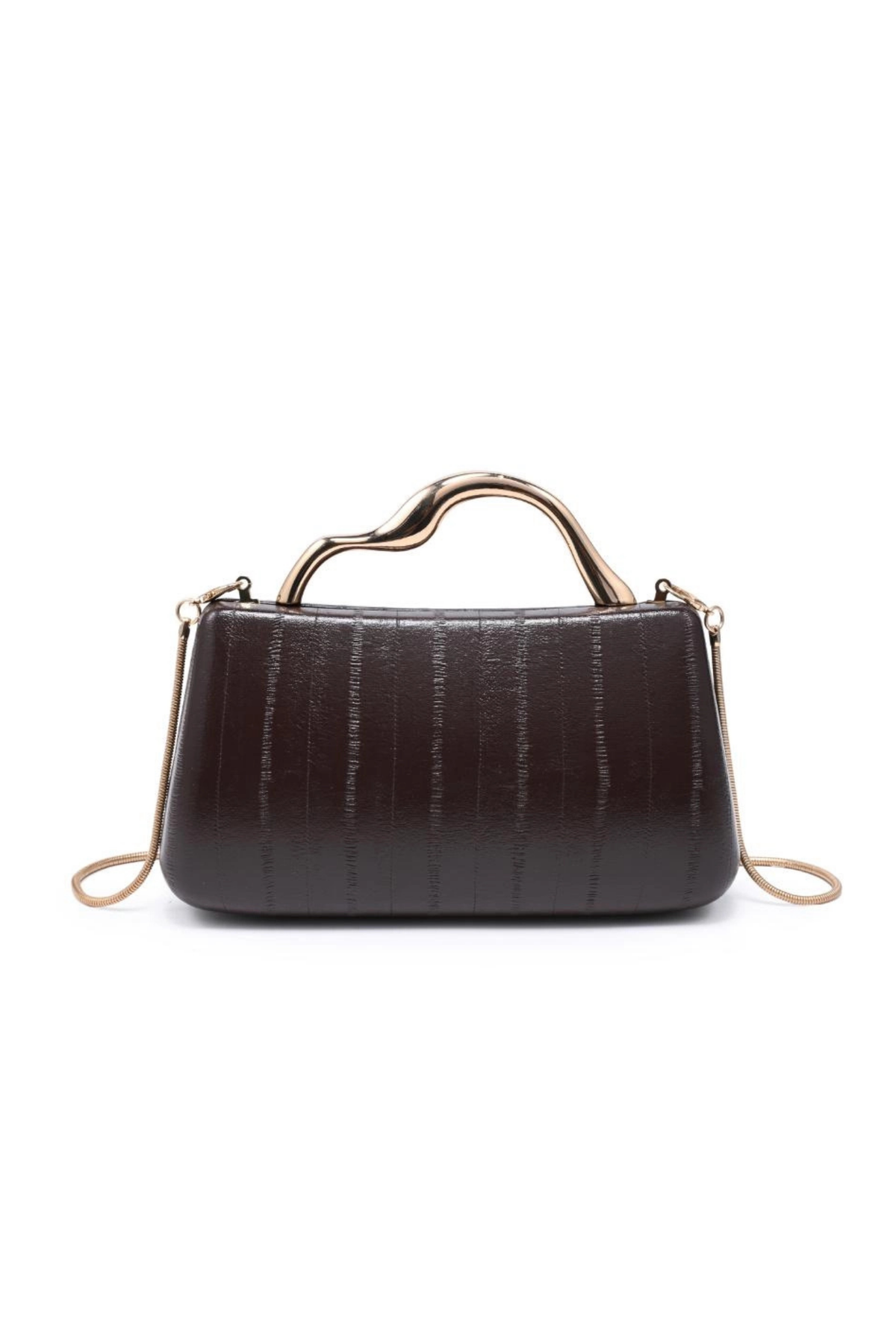 Nichelle Espresso Clutch