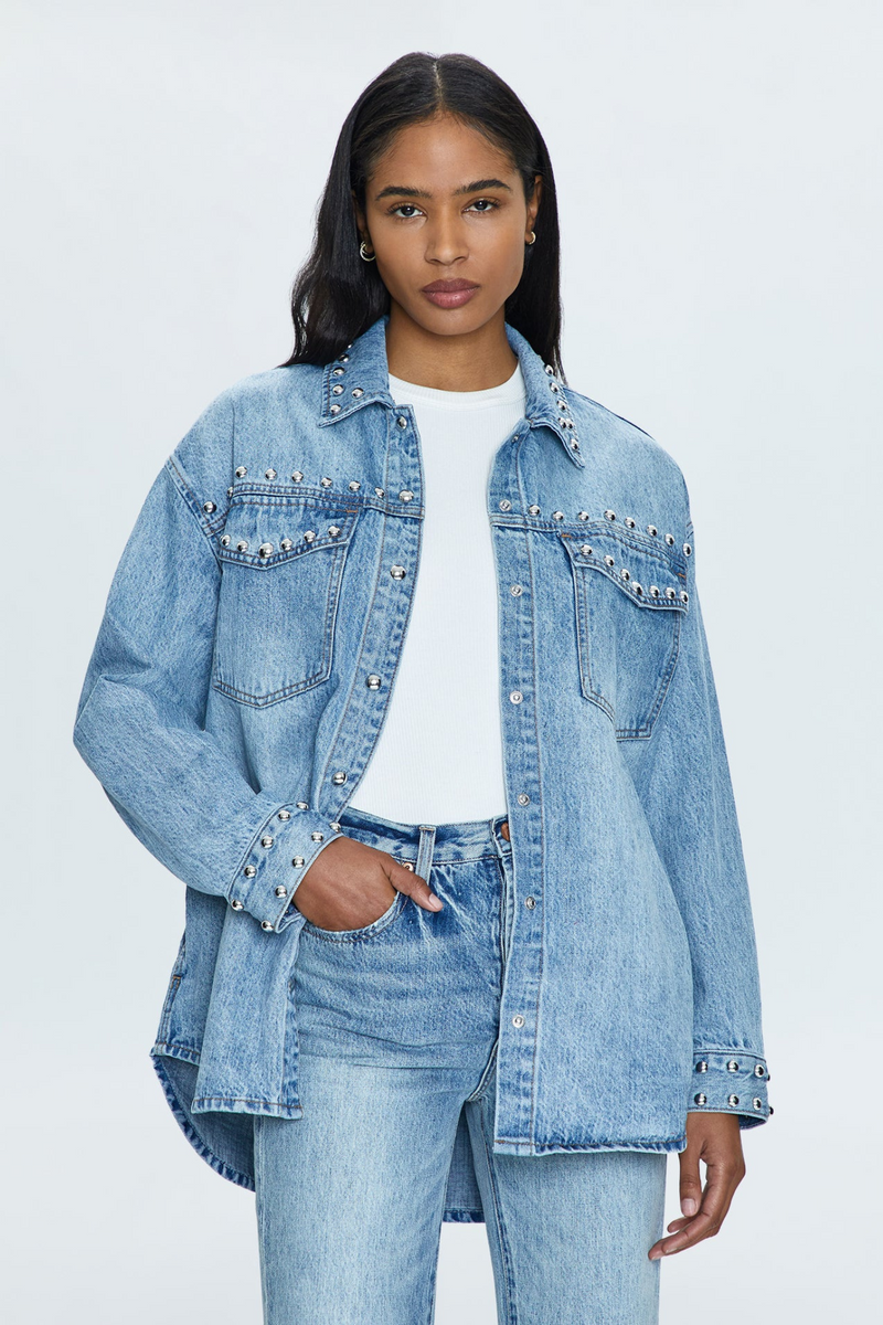 Mandy Satellite Denim Shacket