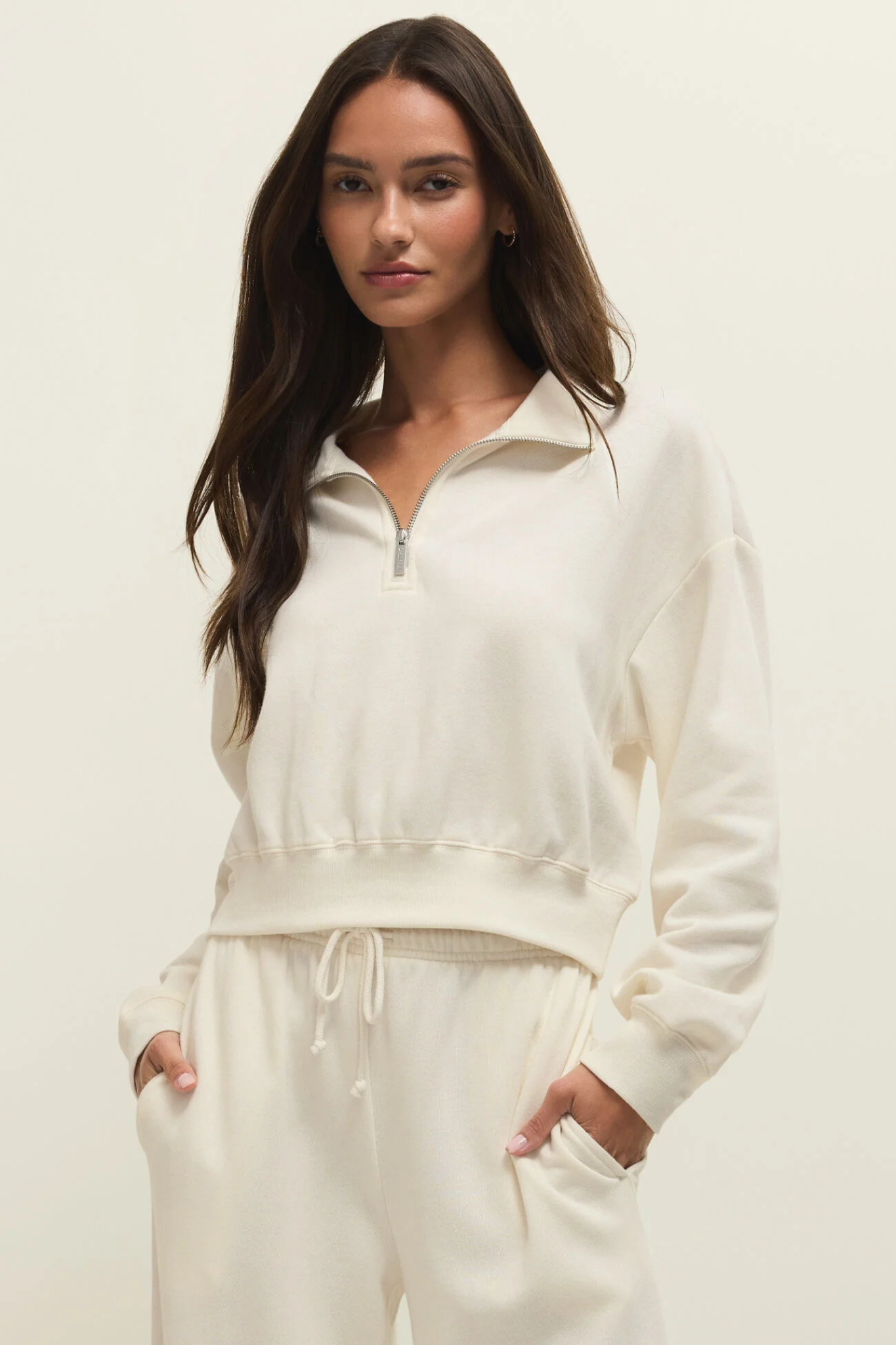 Downtown Half Zip Cloud Sweatshirt