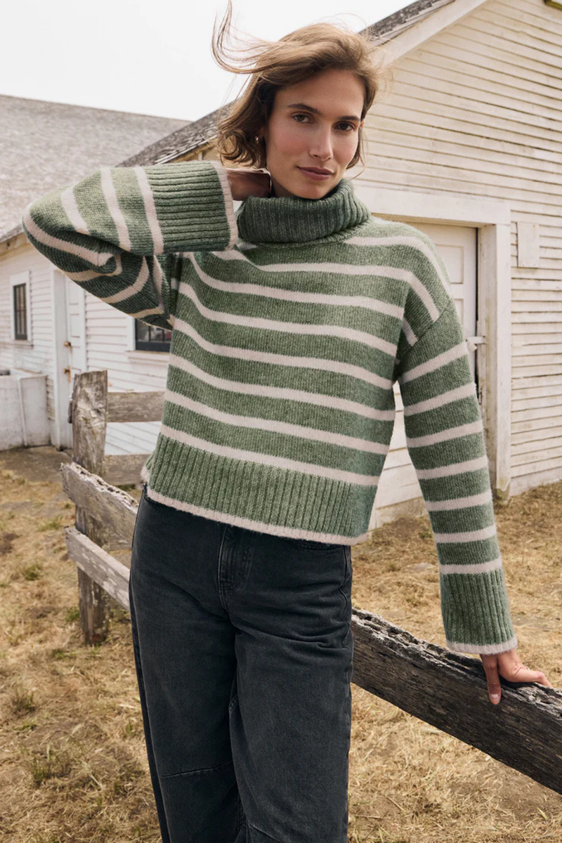 Josephine Palm Stripe Sweater