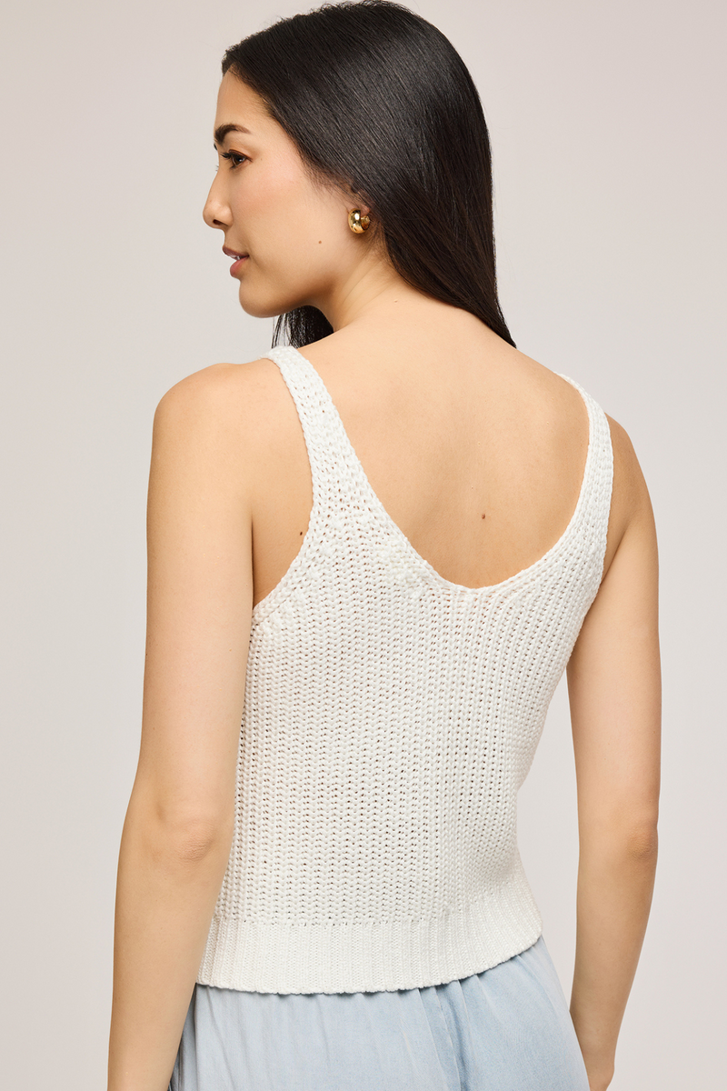 Lizzie White Tank