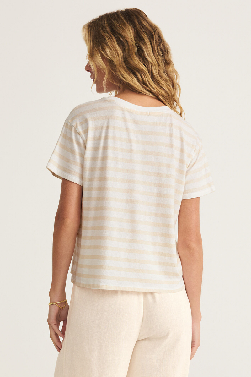 Go To Panna Cotta Stripe Tee