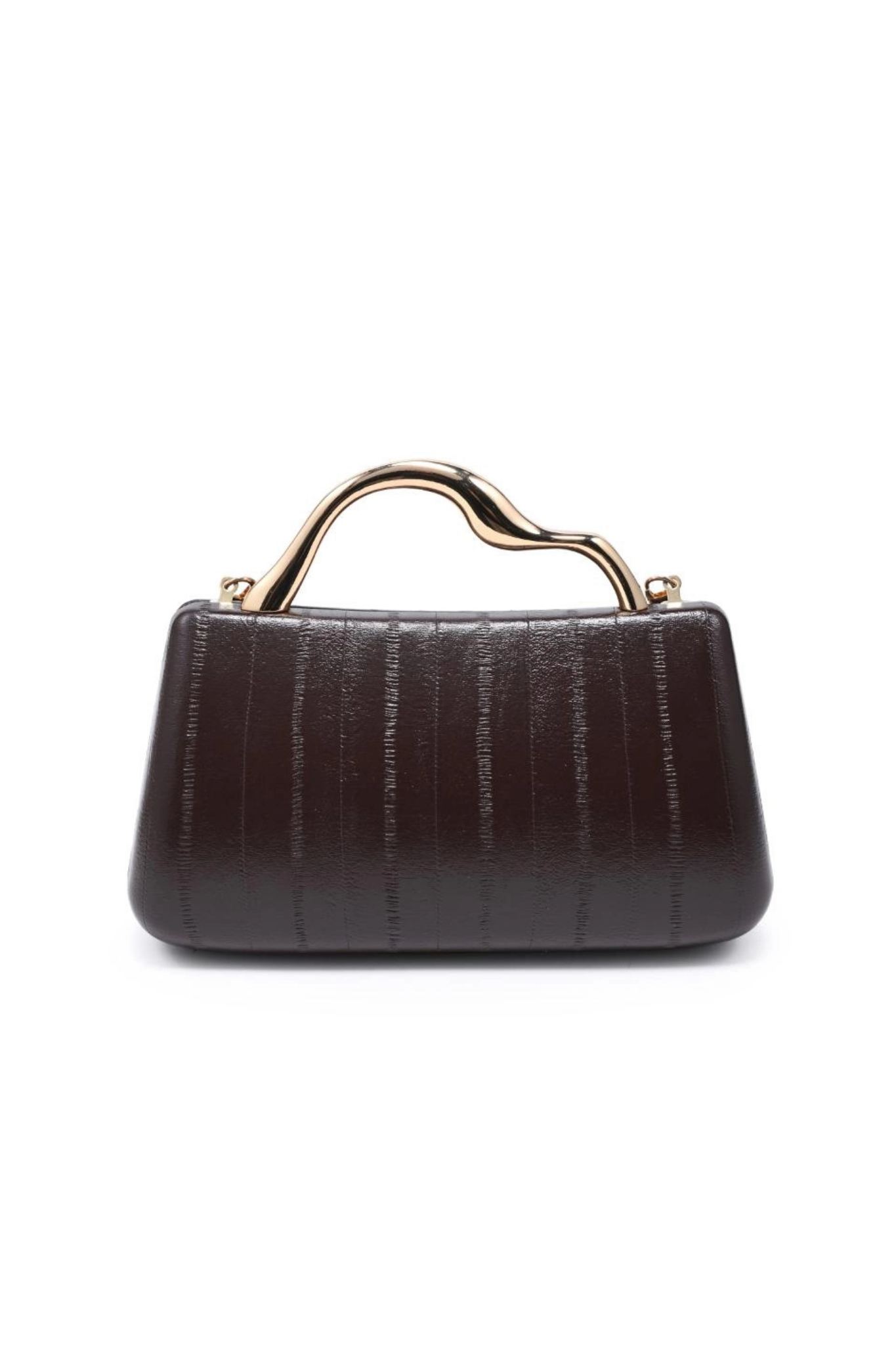 Nichelle Espresso Clutch