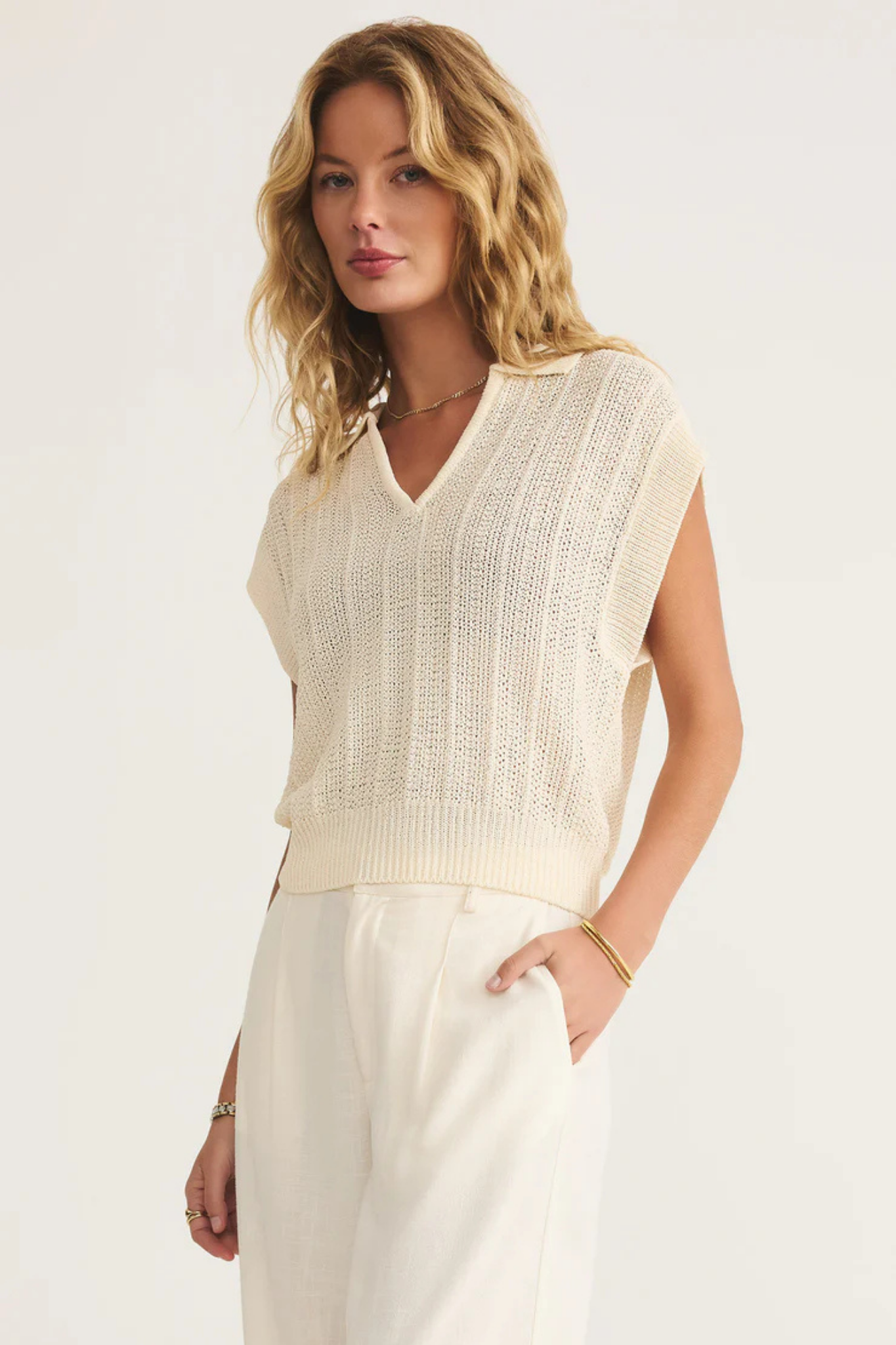 Lauden Sea Salt Polo Top