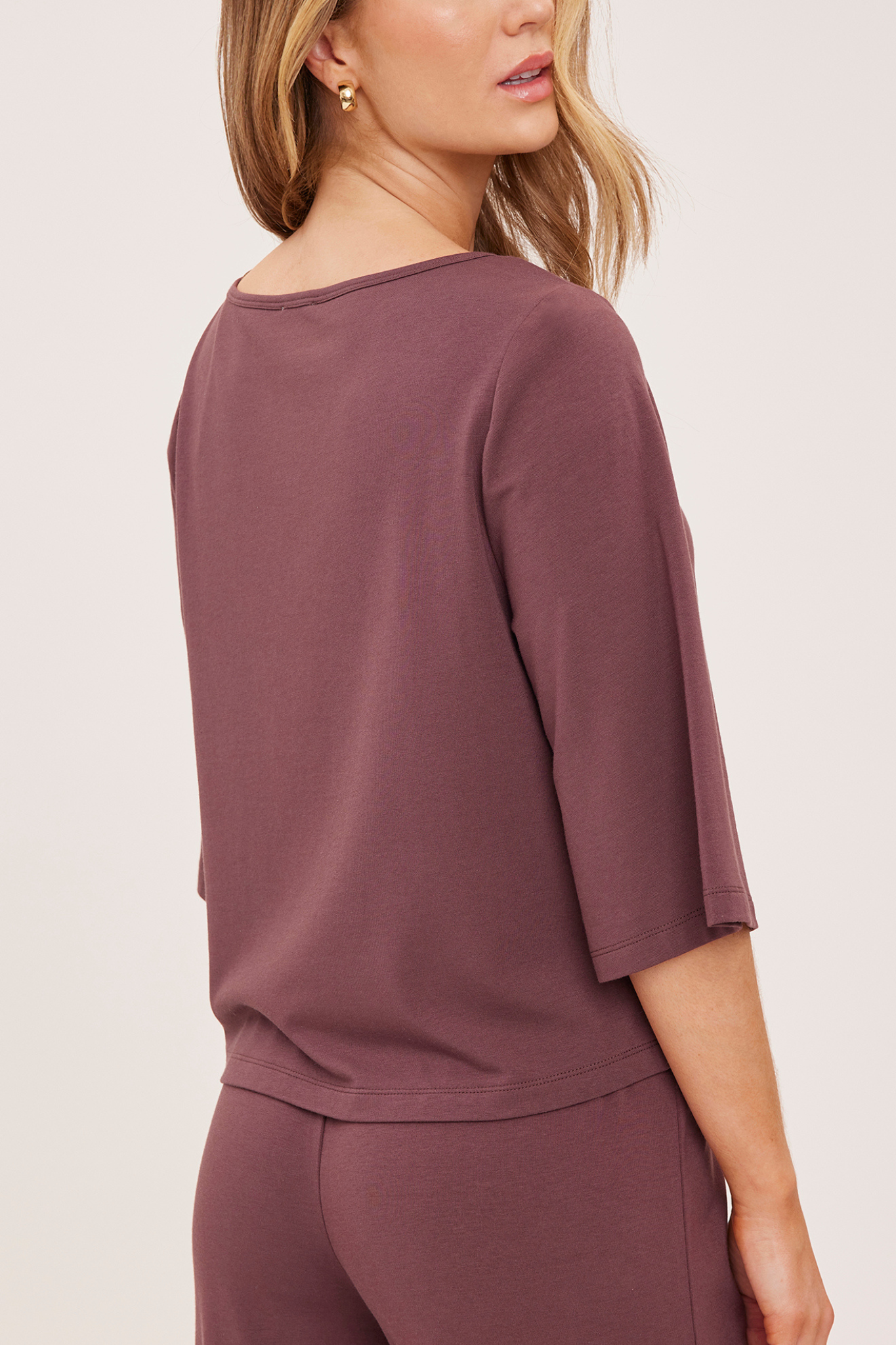 Aimee Mulberry Top