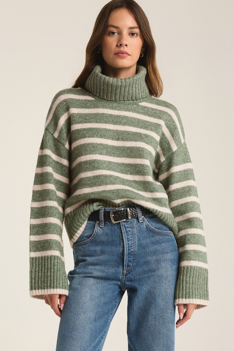 Josephine Palm Stripe Sweater