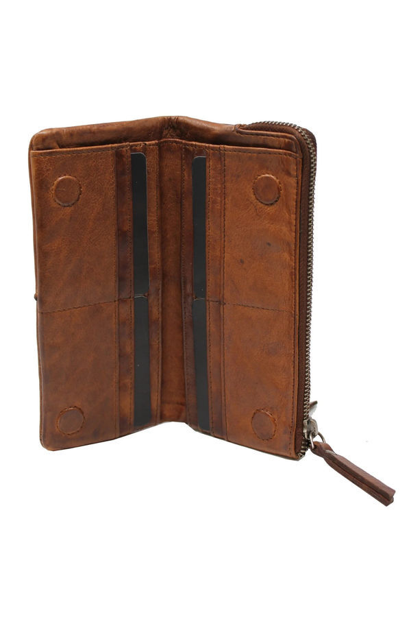 Andi Brown Leather Wallet