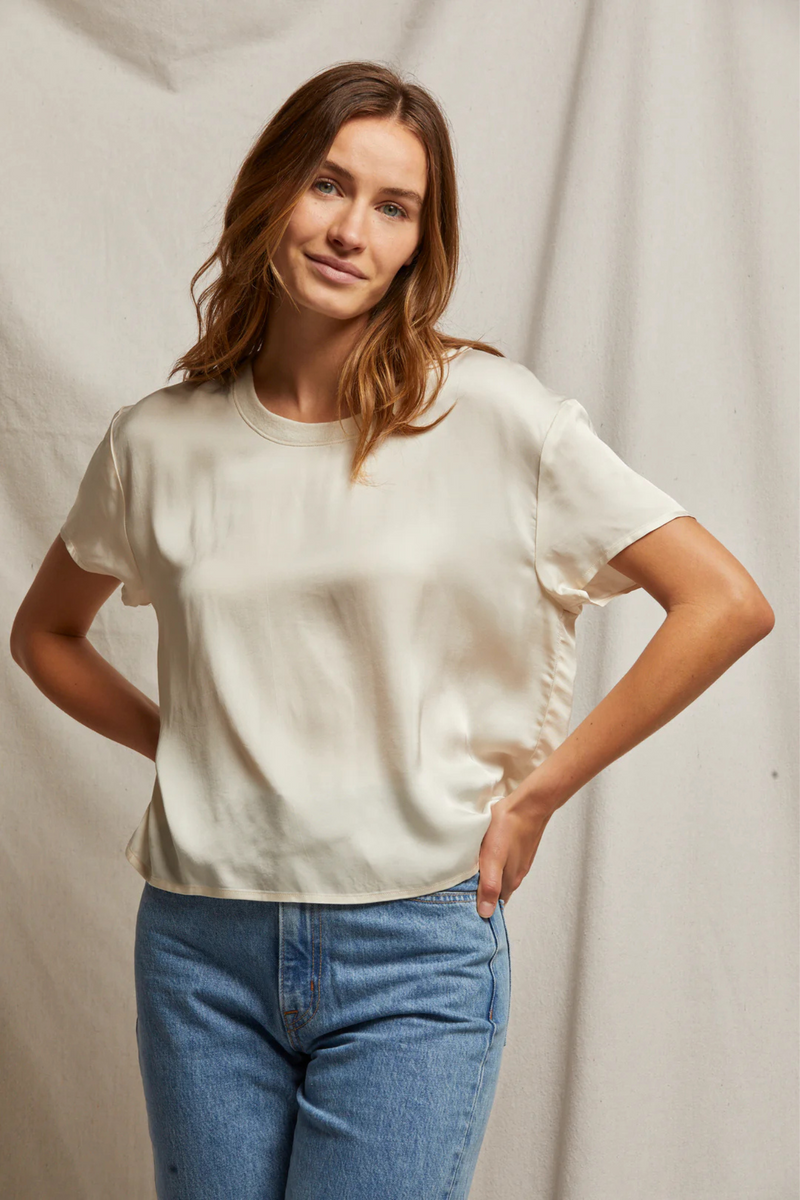 Delphine Sugar Satin Tee