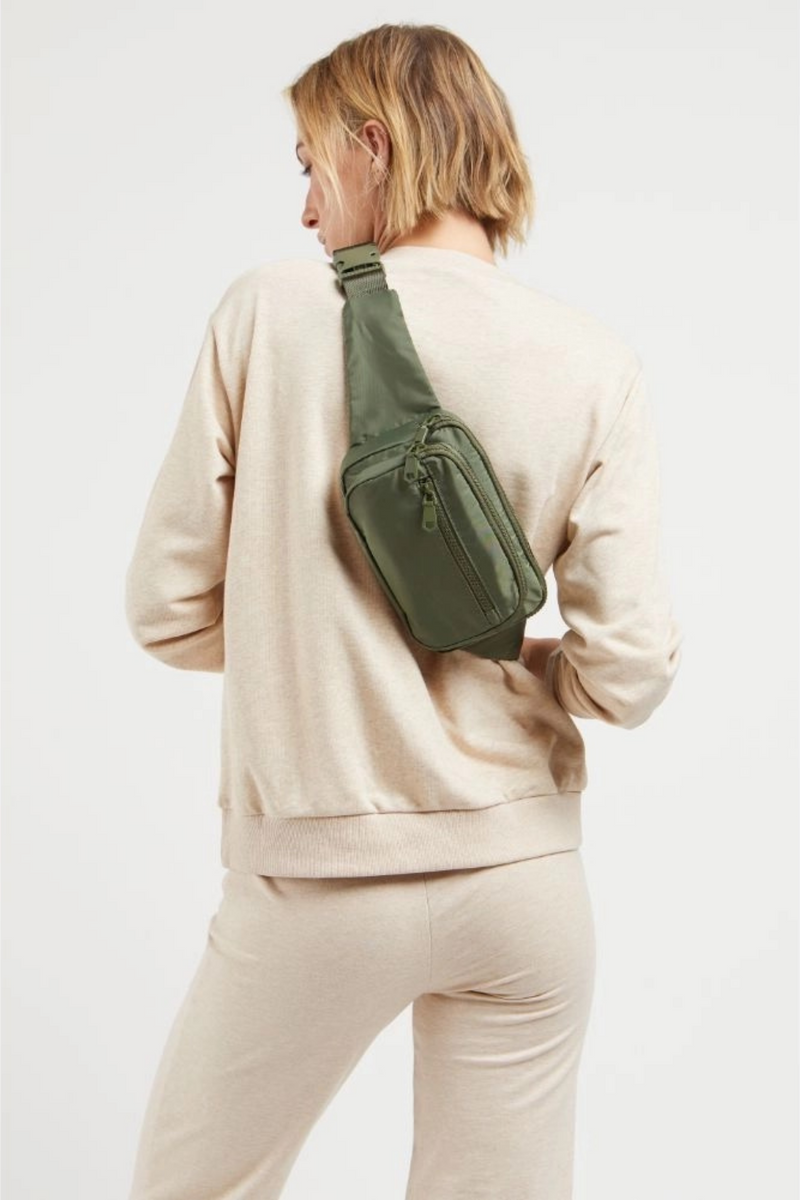 Hip Hugger Olive Belt Bag