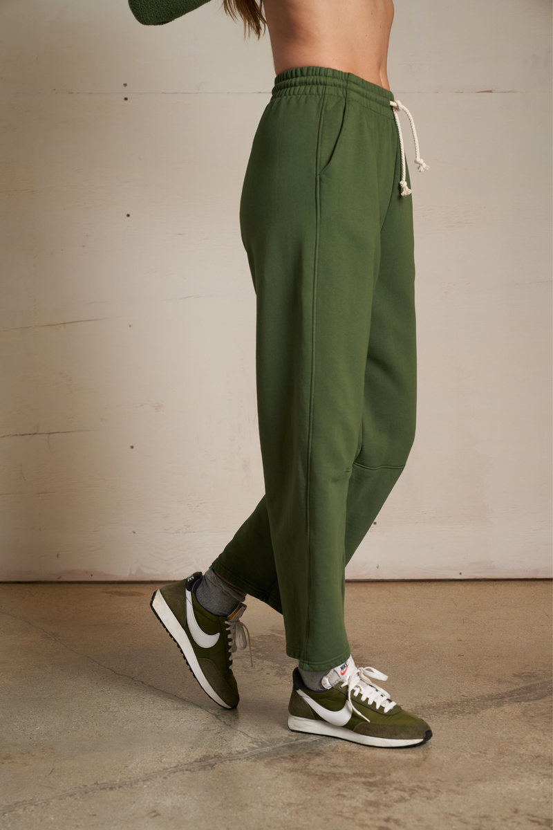 Fallon Fern Green Barrel Sweatpant