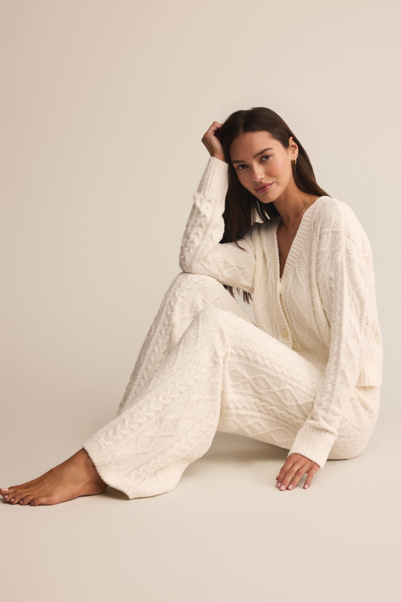 Elsa Vanilla Ice Cable Cardigan