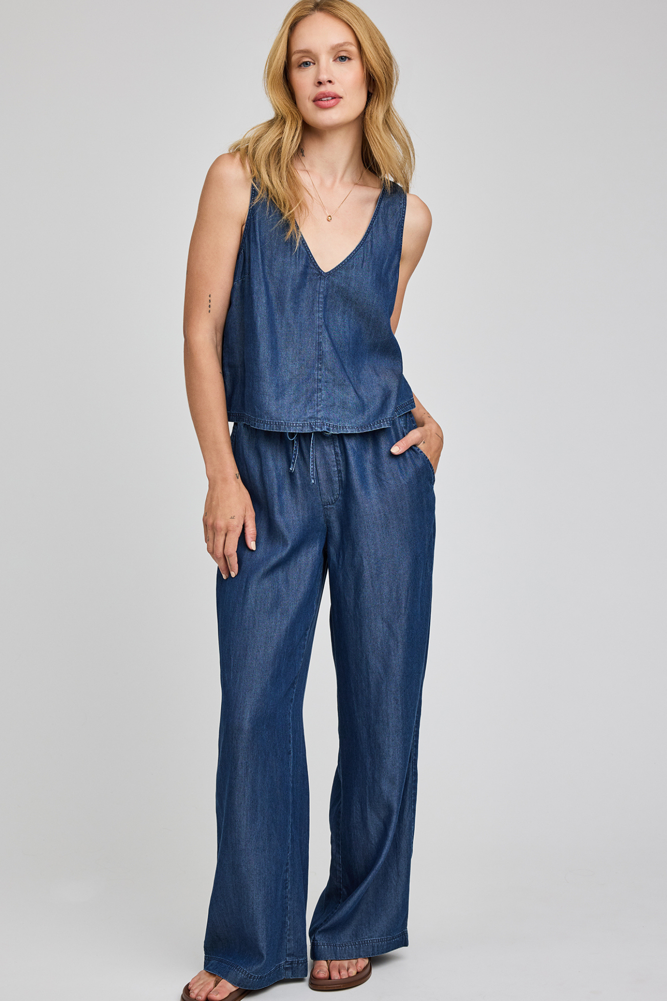 Colette Dark Blue Tank