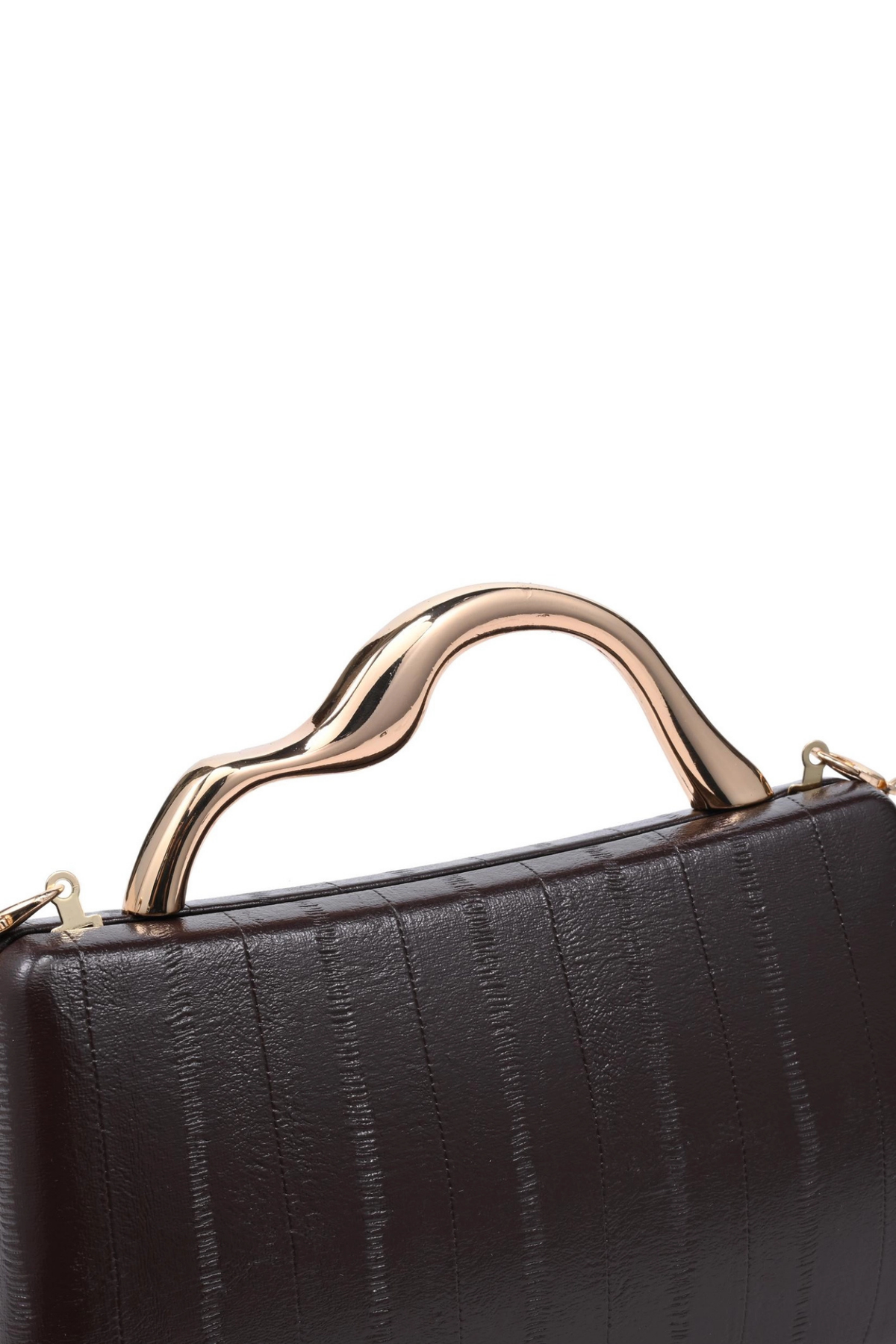 Nichelle Espresso Clutch