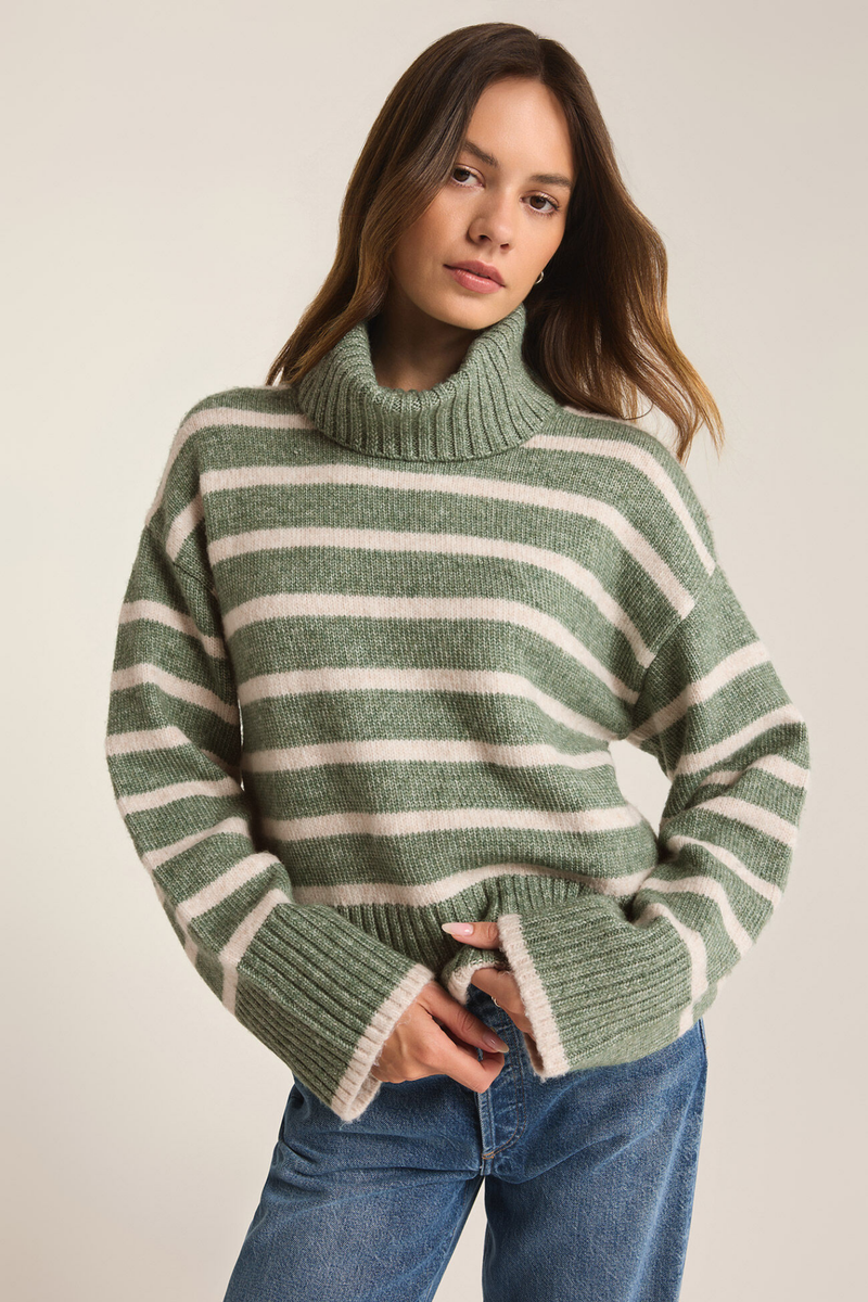 Josephine Palm Stripe Sweater