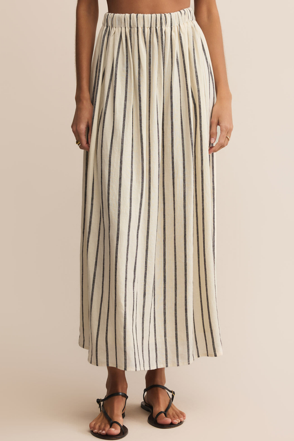 Kassidy Black Stripe Skirt