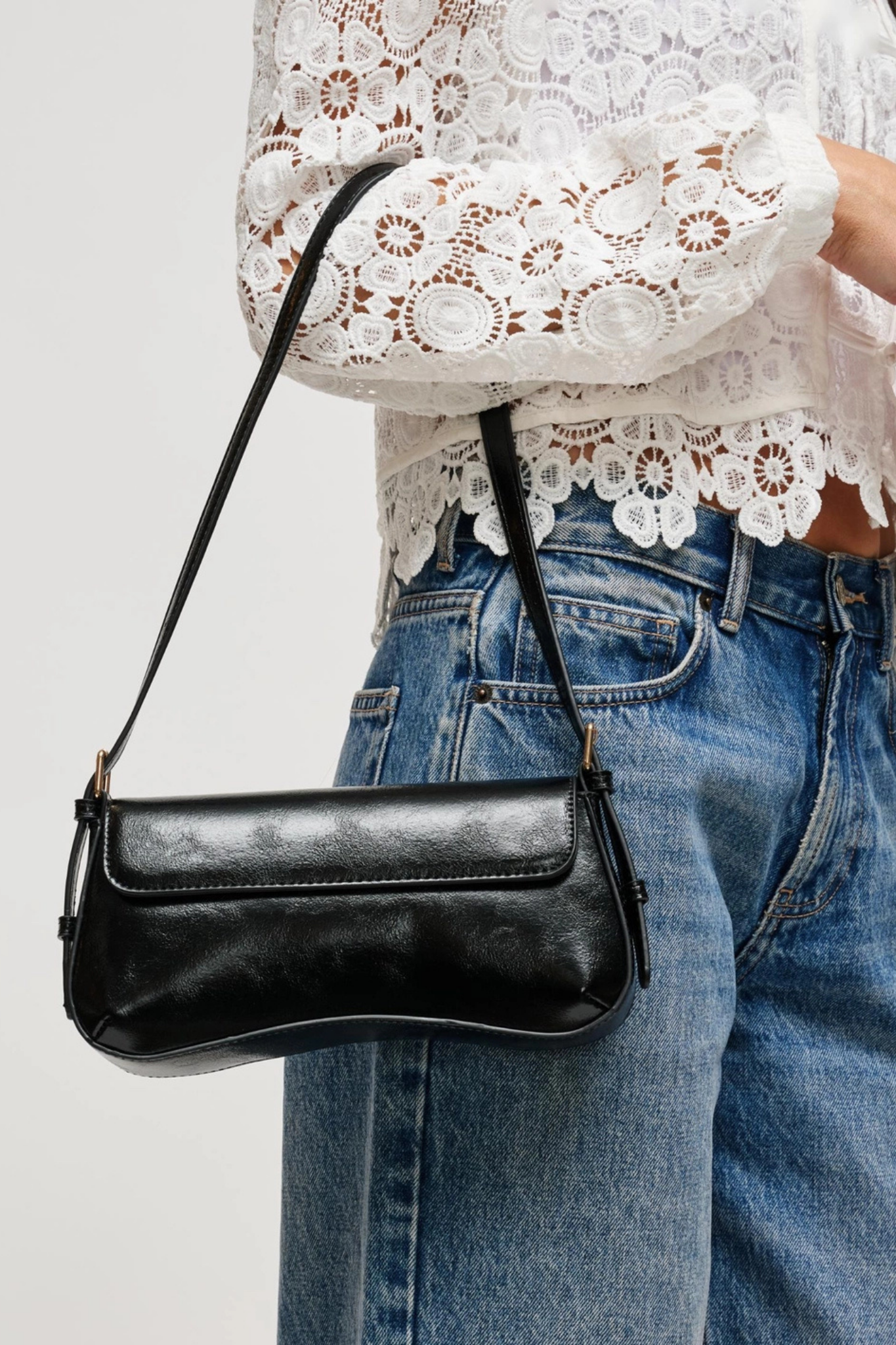 Jameson Black Shoulder Bag