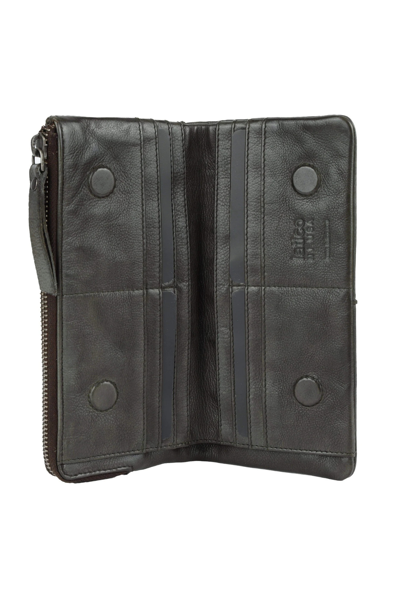 Andi Black Leather Wallet