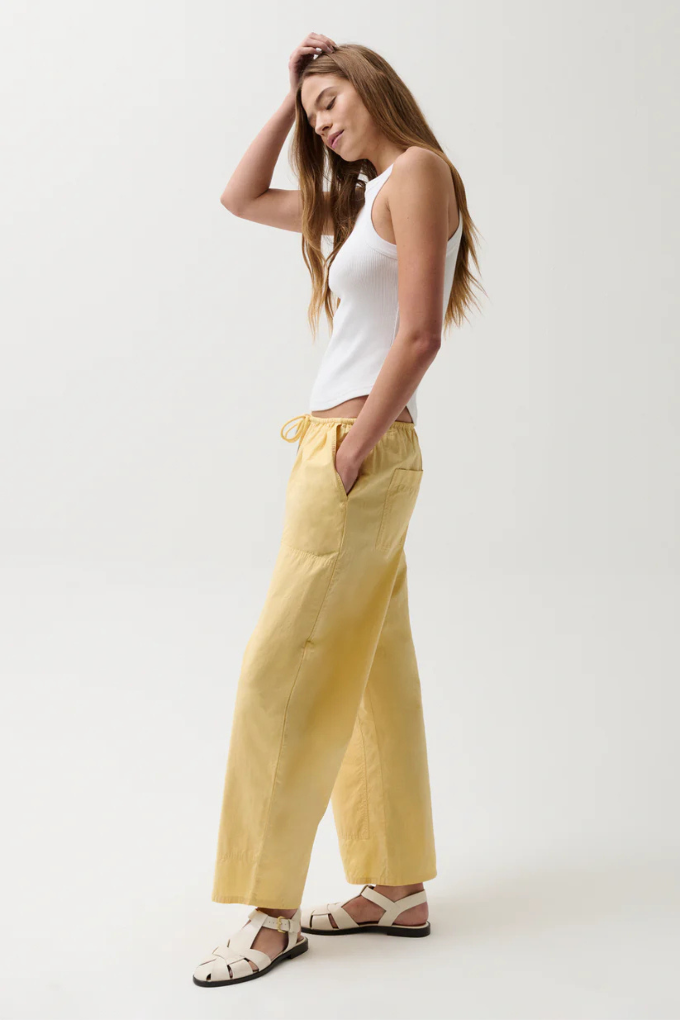 Theo Turmeric Poplin Pant