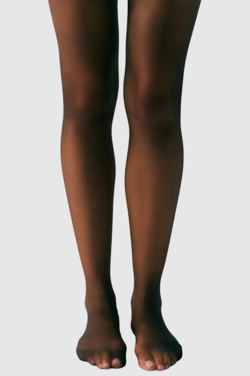 Silky Slimming Black Sheer Tights / 2 Pack