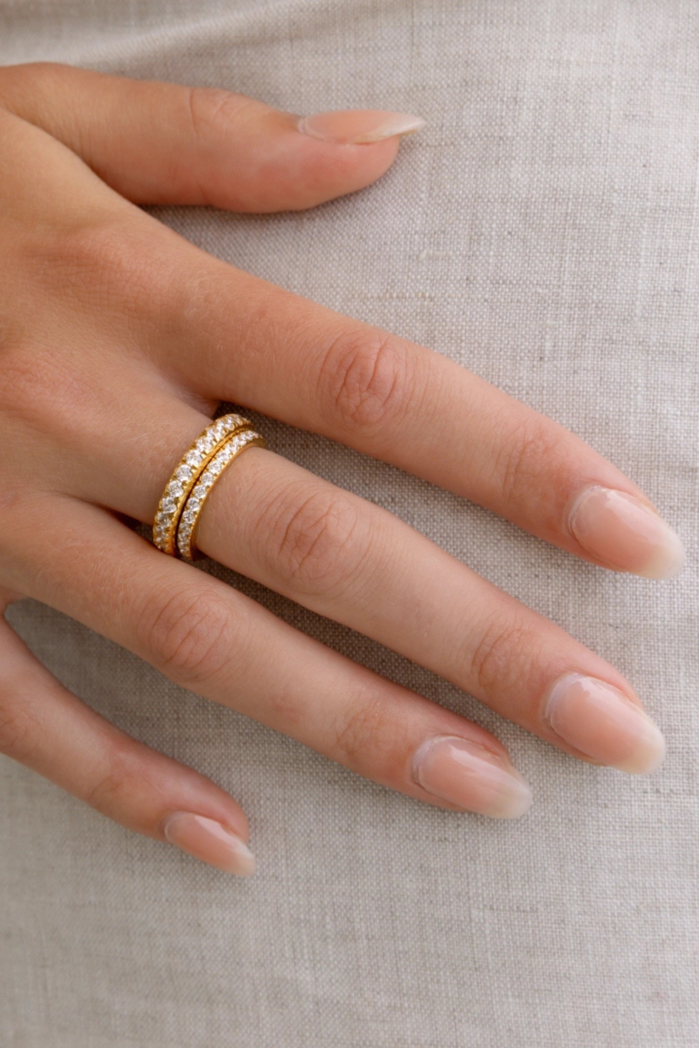 Dainty Tennis Ring