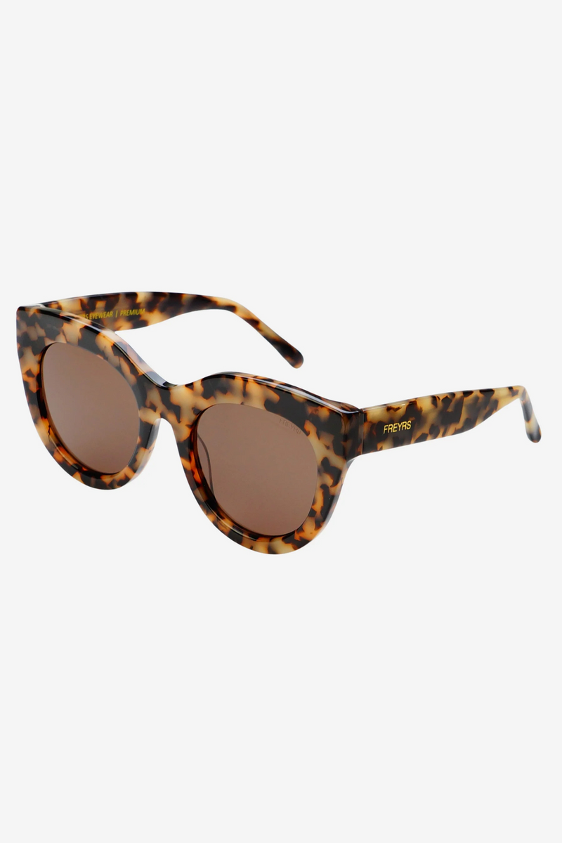 Charlotte Milky Tortoise Acetate Cat Eye Sunglasses